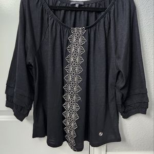 Black Adrienne Vittadini 2x shirt